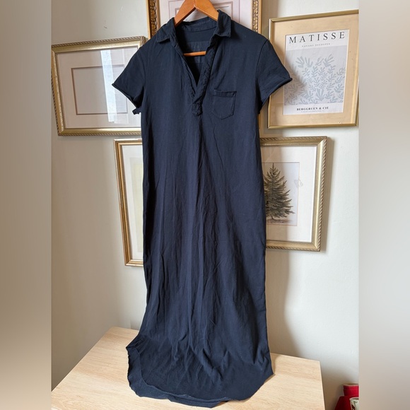 Frank & Eileen polo midi dress in black small - Picture 7 of 11